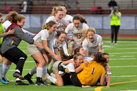 Lakeside Semifinal PK win celebration - 11/19/2021